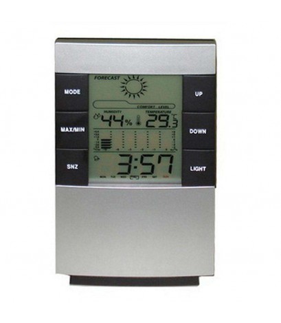 Multifunction Home LED Light Digital Calendar Thermometer Hygrometer Clock