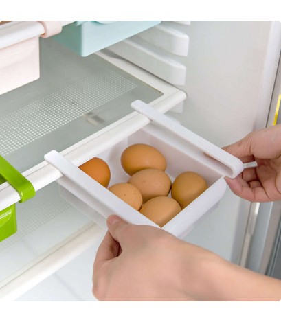 Slide Kitchen Fridge Freezer Space Saver Organizer Storage Rack