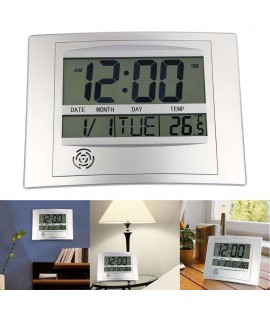 TS-H129Y Technology Digital Indoor Clock Temperature Meter