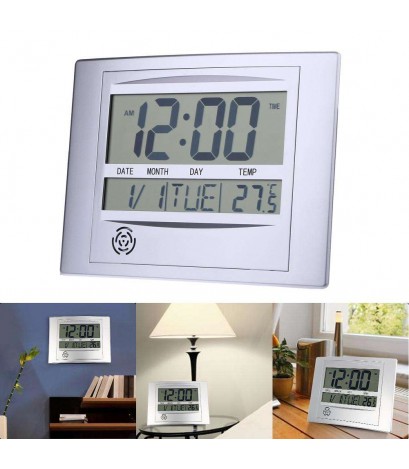 TS-H129Y Technology Digital Indoor Clock Temperature Meter