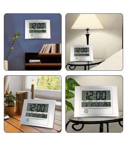 TS-H129Y Technology Digital Indoor Clock Temperature Meter