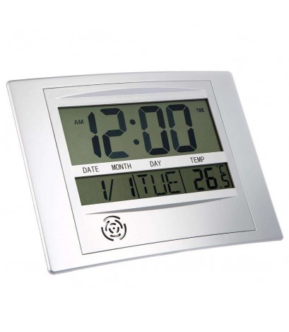 TS-H129Y Technology Digital Indoor Clock Temperature Meter