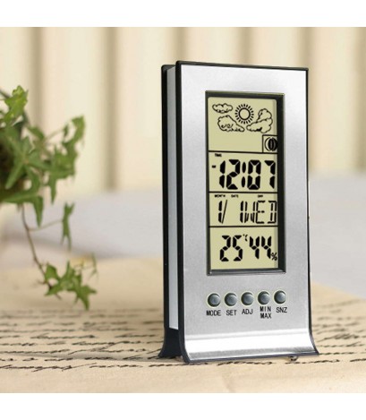 Thermometer Hygrometer Weather Station Humidity and Temperature Monitor Cl