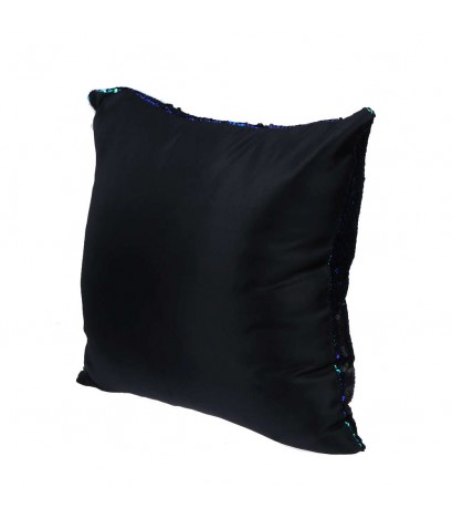 DIY Sequins Pillowcase Double Color Paillette Pillowcase (Green & Black)