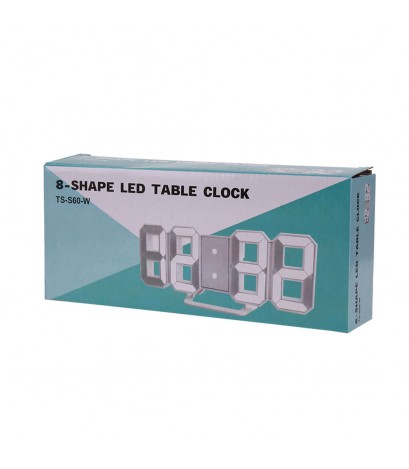 Modern Digital LED Table Clock Watches 24 or 12-Hour Display Alarm Snooze