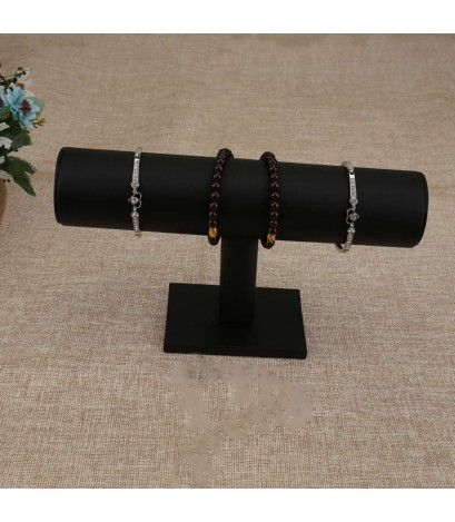 23cm Single Layer Bracelet Chain Watch Showing Rack Jewelry Display(Black)