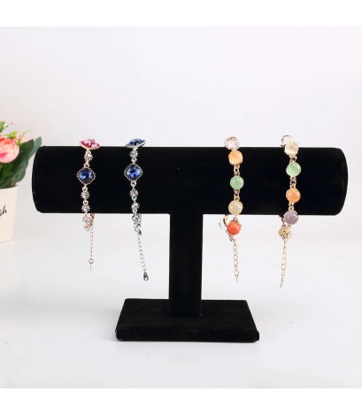 9.1 inch Bracelet Watch Jewelry  Chain Display Holder Organizer Rack(Black)