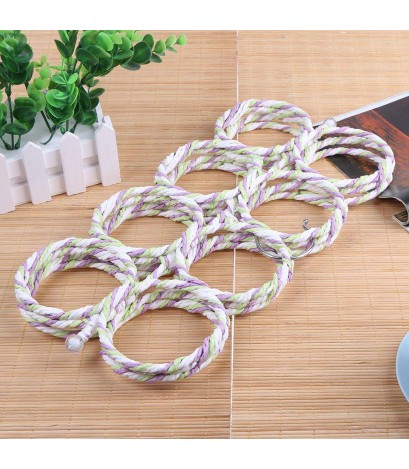 Multi-use 28-Hole Ring Rope Scarf Wrap Shawl Storage Holder Hanger Tie Rack