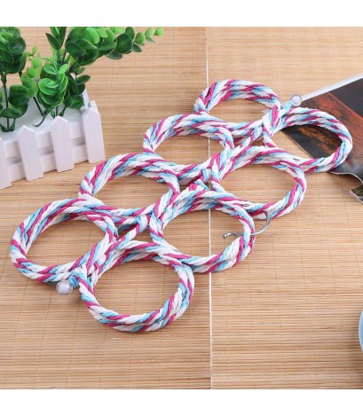 Multi-use 28-Hole Ring Rope Scarf Wrap Shawl Storage Holder Hanger Tie Rack