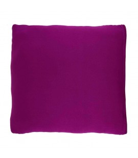 Solid Color Elastic Zipper Cushion Cover Fabric Pillow Case(Candy Purple)