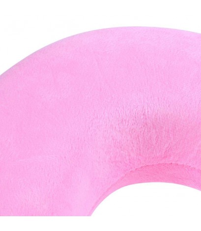 Neck Pillow Memory Foam U Shape Pillow Neck Head Support Cushion(Pink)