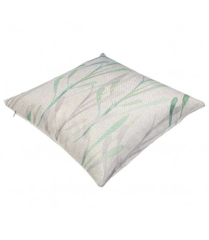 Creative Seaweed Green Leaf Cotton Linen Pillow Cushion Cover(Style 1)