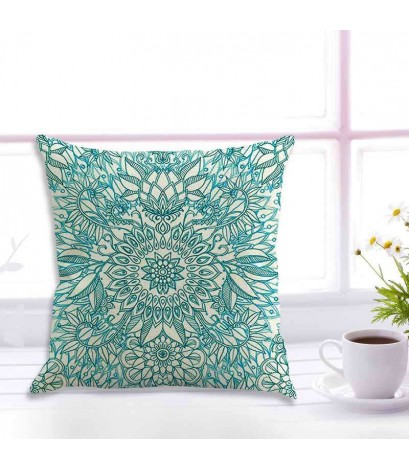 Vintage Geometric Flower Cotton Linen Throw Pillow Case Cushion Cover Home