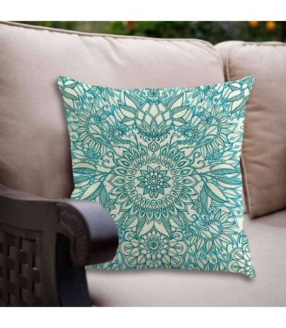 Vintage Geometric Flower Cotton Linen Throw Pillow Case Cushion Cover Home