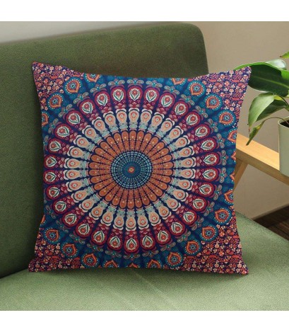 Ethnic Pillow Cover Cotton Linen Throw Pillowcase Cushion Bedroom Decor