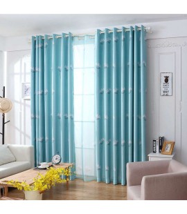 Dandelion Blackout Curtain Window Shading Screen Bedroom Blind Cloth Decor