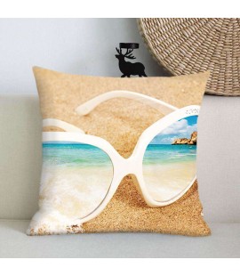 Printing Pillowcase Sofa Throw Cotton Pillowslip Cover Car Cushion Case