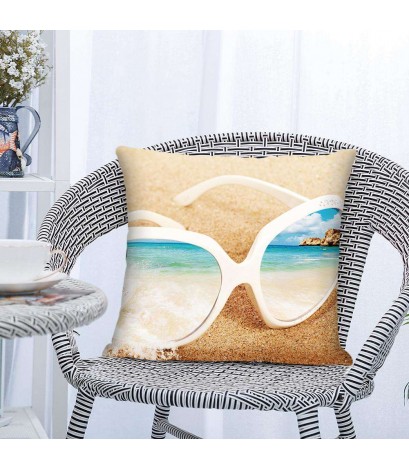 Printing Pillowcase Sofa Throw Cotton Pillowslip Cover Car Cushion Case