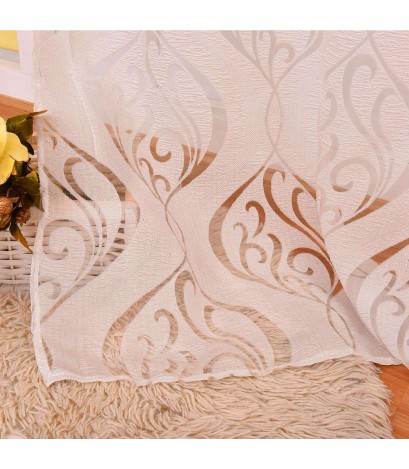 Hook Flowers Jacquard Yarn Window Punching Curtains Shading Purdah