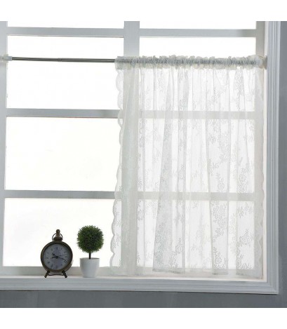 Window Curtain Lace Yarn Tulle Curtain Bedroom Home Decor Party Supplies