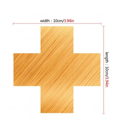 10pcs Oil Proof Waterproof 3D DIY Self-adhesive Diagonal Stickers