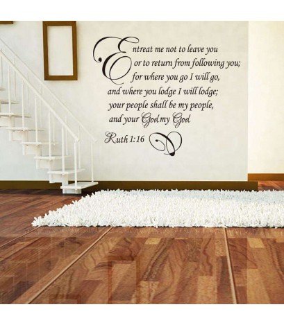 Removable English Quote PVC Wall Sticker Waterproof Living Home Decor Decal