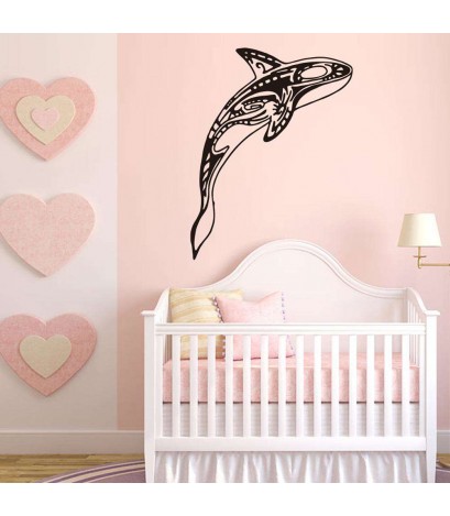 Removable Waterproof Sea-Fish Wall Stickers Living Bedroom Home Decor Decal