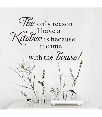 Kitchen Removable Daily Waterproof PVC Wall Sticker Living Home Decor Decal