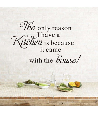 Kitchen Removable Daily Waterproof PVC Wall Sticker Living Home Decor Decal