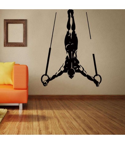 Hand Rings PVC Removable Waterproof Wall Sticker Bedroom Living Room Decals