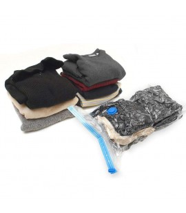 Air Vacuum Compressed Organizer Bag Space Saving Storage Seal Bag Hand Pump