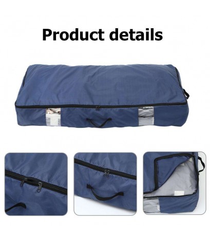 2 Layer Portable Oxford Cloth Quilt Storage Bag Clothing Organizer