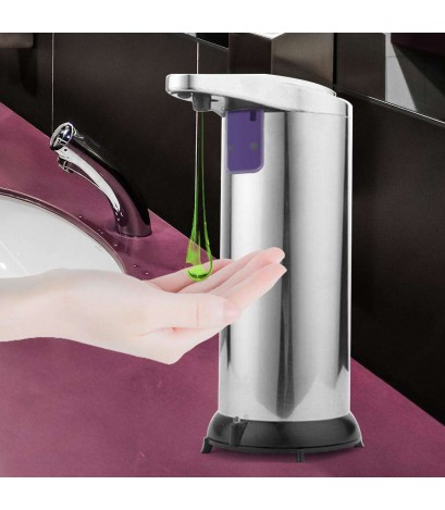 250ml Automatic Smart Sensor Touchless Bath Liquid Soap Dispenser Container