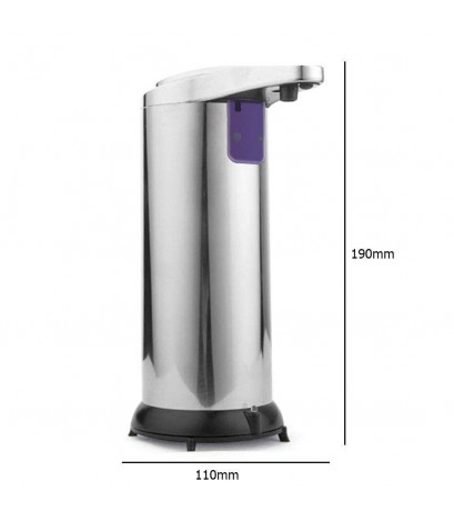 250ml Automatic Smart Sensor Touchless Bath Liquid Soap Dispenser Container