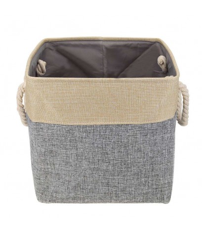 Square Storage Basket Linen Clothes Toys Waterproof Container Box