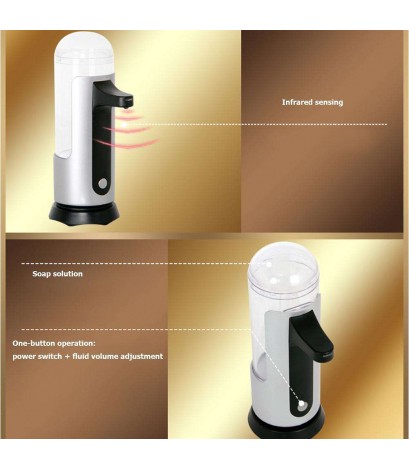 250ml Automatic Sensor Liquid Soap Dispenser Pump Shower Shampoo Bottle