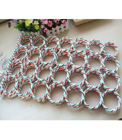 28 Hole Ring Rope Scarf Wraps Shawl Storage Holder Hook Hanger Decor Room