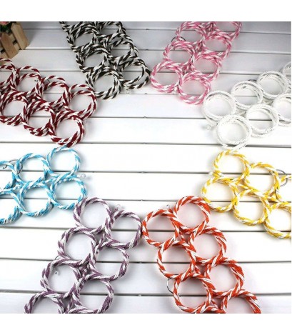 28 Hole Ring Rope Scarf Wraps Shawl Storage Holder Hook Hanger Decor Room